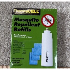 ThermaCELL‎ Mosquito Repellent Refills Butane Cartridge & 3 Mats T20